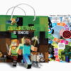 Sacolinha Horizontal Minecraft com Mini jogo no verso