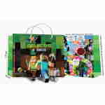 Sacolinha Horizontal Minecraft com Mini jogo no verso