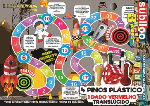 Jogo de Tabuleiro Astronauta