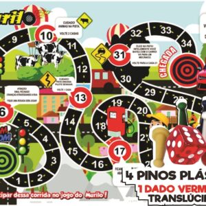 Jogo de Tabuleiro Carros