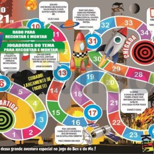 Jogo de Tabuleiro Astronauta