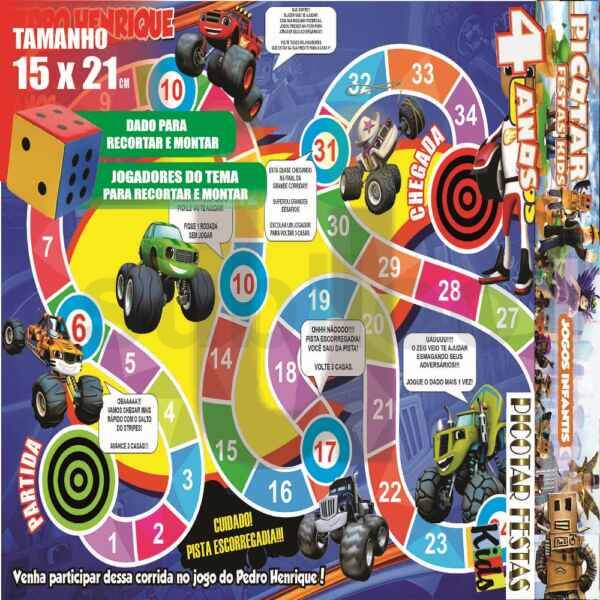 Jogo de Tabuleiro Blaze Monster