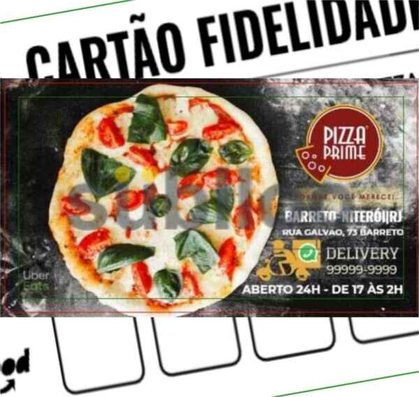 Cartão de Visitas Pizzaria 4/1