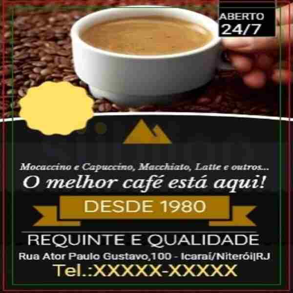 Folheto Cafeteria - Couchê 90g/m² - 10 x 14cm - 1000 Unids