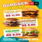 Folheto Hamburgueria Triple - Couchê 90g/m² - 10 x 14cm - 1000 Unids