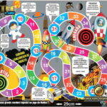 Jogo de Tabuleiro Espacial - 21 x 29cm