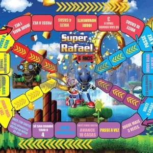 Jogo de Tabuleiro Circle Sonic - 21 x 29cm