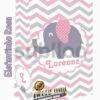 Sacolinha Elefantinho Rosa - Personalizado
