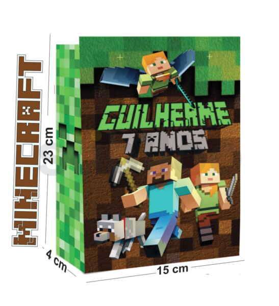 Sacolinha Minecraft - Personalizado