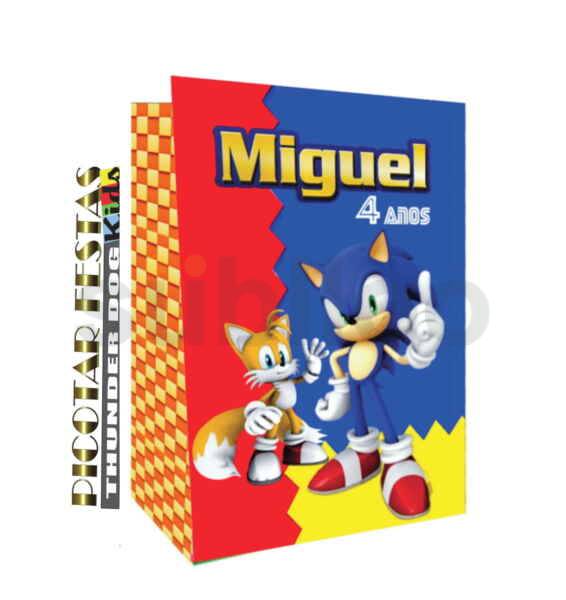 Sacolinha Sonic - Personalizado