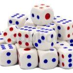 Dado Plástico 12mm ( 6 Unidades )