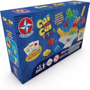 Jogo Cai Não Cai Tetris - Brinquedos Estrela