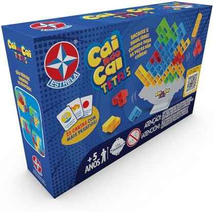 Jogo Cai Não Cai Tetris - Brinquedos Estrela
