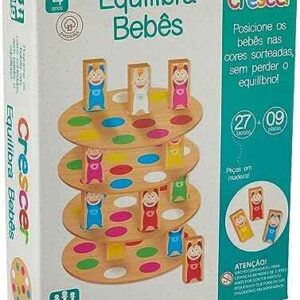 Equilibra Bebês em Madeira 36 Peças
