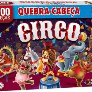 Quebra-Cabeça Cartonado o Circo 100 Peças - Pais e Filhos