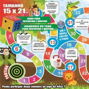 Jogo de Tabuleiro Safari