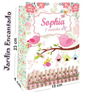 Sacolinha Jardim Encantado Personalizada
