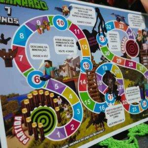 Jogo de Tabuleiro Minecraft - 21 x 29cm