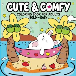 Cute Comfy - Livro de colorir para Adulto