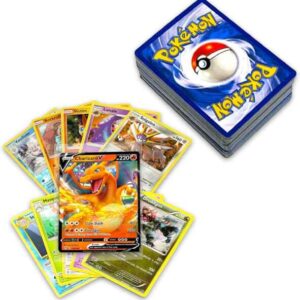 Coleção de 50 cartas oficiais da Pokemon - GX, EX, FA, Tag Team ou Secret Rare