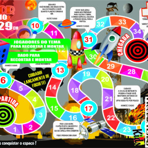 Jogo de Tabuleiro Astronauta 21 x 29cm
