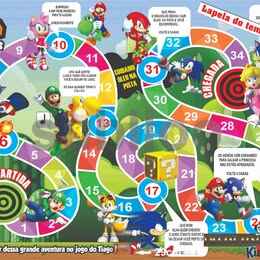Jogo de Tabuleiro Super Mario 21 x 29 cm